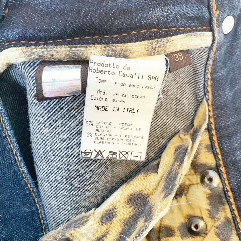 Vintage Y2K 2000 Prodotto Da Roberto Cavalli Jeans - Picture 9 of 11